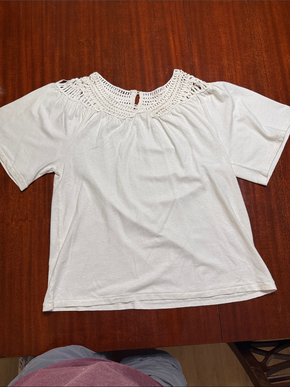Wrap London cream top